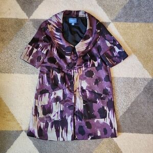 Simply Vera Wang Floral Coat Size XS